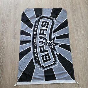 San Antonio Spurs Flag Banner 26”X44” Design Premium Outdoor Basketball Flag